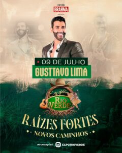 Gusttavo Lima abre a semana de shows da Expo Rio Verde