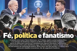 Debate entre Lula e Flávio Bolsonaro expõe a polarização política e os perigos do fanatismo religioso no Brasil